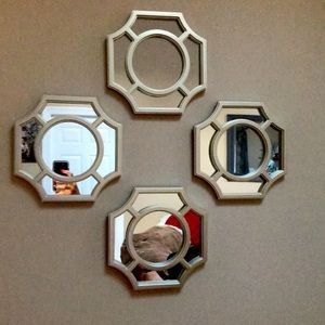 Four wall mirrors